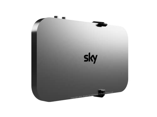 mywallmount Sky Q Wall Mount Bracket for 1TB/2TB TV Box Complete with Fixings Vertical or Horizontal Fits Models ES340 ES240 ES140 32B0xx 32B1xx 32B2XX 32C0xx 32C1xx L22.5xW2xD6cm
