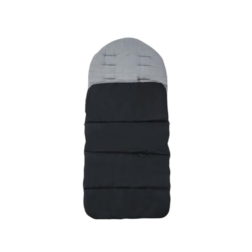 mophrati Saco de Dormir cálido para Cochecito, Impermeable, portátil, para recién Nacidos, Sacos de Dormir cómodos, para Viajes, Camping, Suministro a Prueba de Viento, Gris