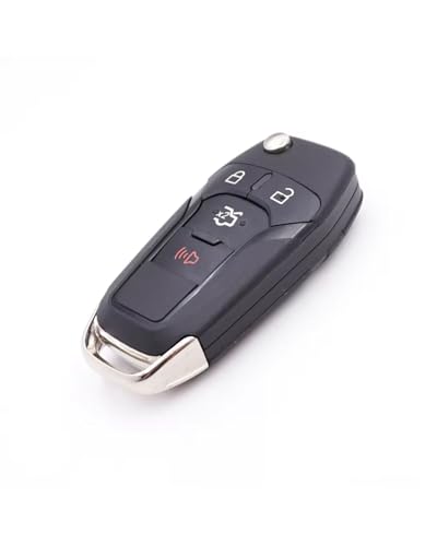 Carcasa de llave para Fusion 2013-2017 con 4 botones funda plegable repuesto HU101 para mando auto