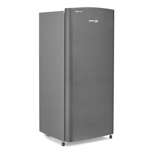 Voltas Beko, A Tata Product 183 L, 3-Star Single Door Direct Cool Refrigerator with Fresh Box Technology (RDC215B / 3S0XIR0M0000GO, Hairline Silver) 10 21hfzPC9VZL