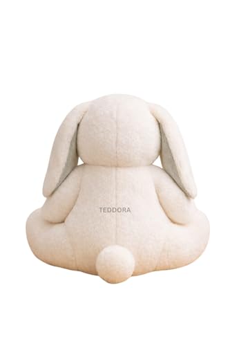 Image of Paw Rabbit Soft Toy for Girls Boys Kids,White,Rabbit Bunny Animal Plush Stuffed Baby Teddy Gift Birthday, 30 cm