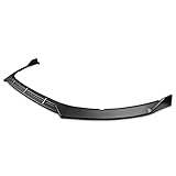 DNA MOTORING 2-PU-590 STP-Style Front Bumper Lip 3PCS Compatible with 2014-2015 Kia Optima Excludes Hybrid,Matte Black