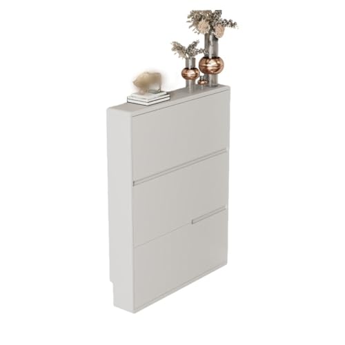 Kiwet ���ʔ� �V���[�Y�N���[�[�b�g ���[ �É� �΂ߒu�� 3�V���[�Y�X�g�b�p�[ ���֎��[ ��e�� �X�`�[�� �g���i (�z���C�g,����: 100 cm�A����: 107 cm�A��: 18 cm (�h�A3��))