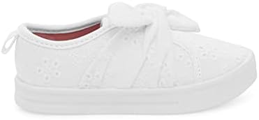 OshKosh B'Gosh Girls Hilda Sneaker, White, 8 Toddler | Image 2