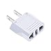 European to US Plug Adapter - Australia, China, Italy, Switzerland, Europe to USA Travel Adapter - Fireproof, Safe, Easy to Use Outlet Converter