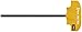 Wera 05013331001 Hex-Plus 454 Hex T-Handle Screwdriver, 3mm Head, 350mm Blade Length
