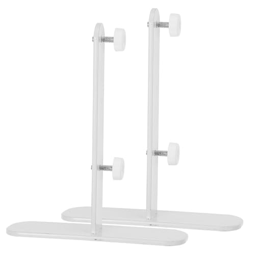 Balacoo Iron Pegboard Desk Bracket Connector 2 Pack Tabletop Display Easy to Install Modern Desk Stand