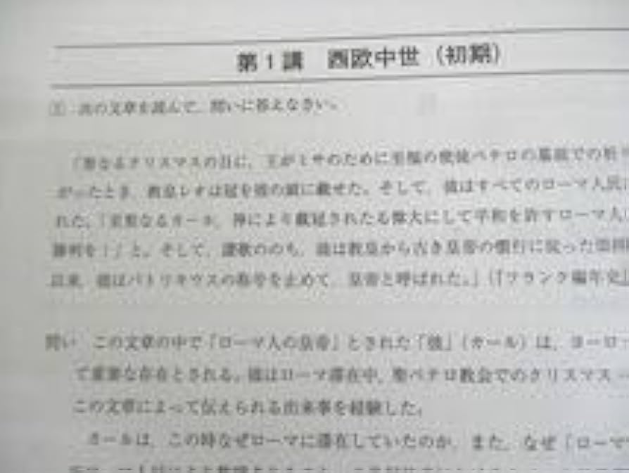 Amazon.co.jp: WS11-115 河合塾 一橋大学 一橋大世界史 テキスト
