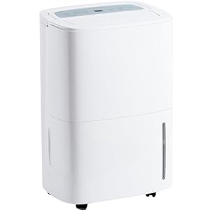 Elektrischer Luftentfeuchter 70L/Tag mit Auto-Modus & Schlauch Bautrockner für Keller, Badezimmer, Schlafzimmer bis 150㎡ Raumentfeuchter mit Digitaldisplay, Schimmel-Schutz, 360° Rollen, Leiser 40dB