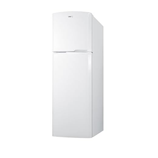 Summit FF946W 8.8 cu.ft. Frost-Free Refrigerator-Freezer With Glass Shelves In Slim 22” Width For Small Kitchens, White