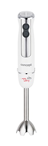 Concept Electrodomésticos TM4711 Batidora, 600 W, Plástico, 11 Velocidades, Blanco