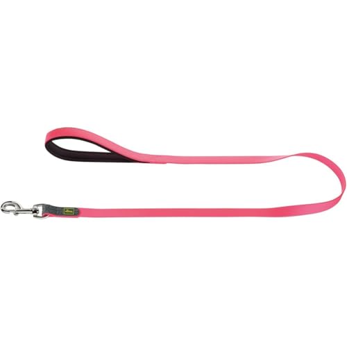 HUNTER CONVENIENCE Hundeführleine, Kunststoffmaterial, 1,5 x 120 cm, neonpink