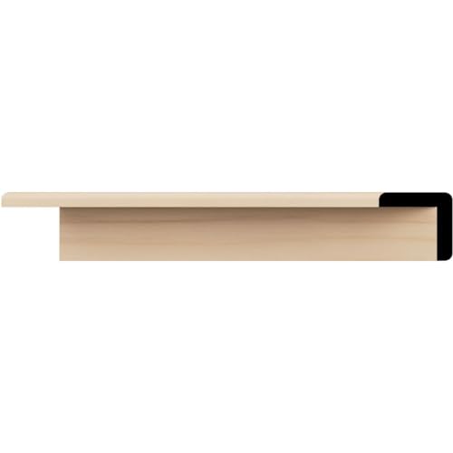WM205 - Americraft Corner Guard Solid Hardwood Moulding, 1 1/8