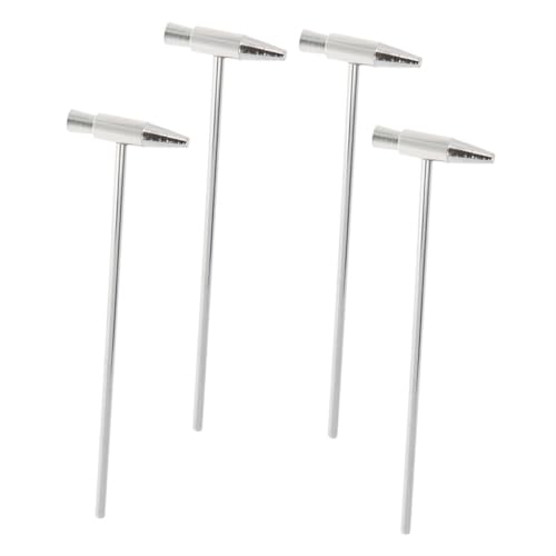 LIFKOME 4個調音ハンマー 時計修理用 小型パーツ用工具 便利な携帯型 音響