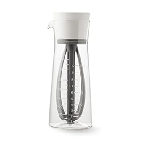 Chef'n Salad Dressing Mixer, Baking White/Vintage Indigo