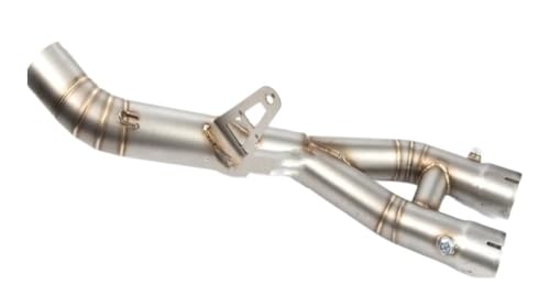 オートバイの排気マフラー オートバイ排気管エスケープフロントミッドリンクチューブmt10 R1 YZF-R1 MT-10 FZ-10 2015-2021パイプ排気マフラー