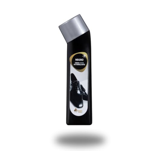 Genérico Bosque Verd Crema Autobrillante para Calzado, Negro, 50ml, con Aplicador