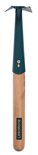 Leborgne, Serfouette Fourche et Langue à Main Duopro, Outil de Binage et Désherbage, Idéal pour Particuliers et Professionnels du Jardinage, Acier Durable, Parfait pour Tous Vos Travaux de Jardinage