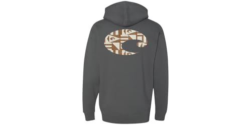 Costa Del Mar Men's C Logo Print Fleece Sweatshirt
