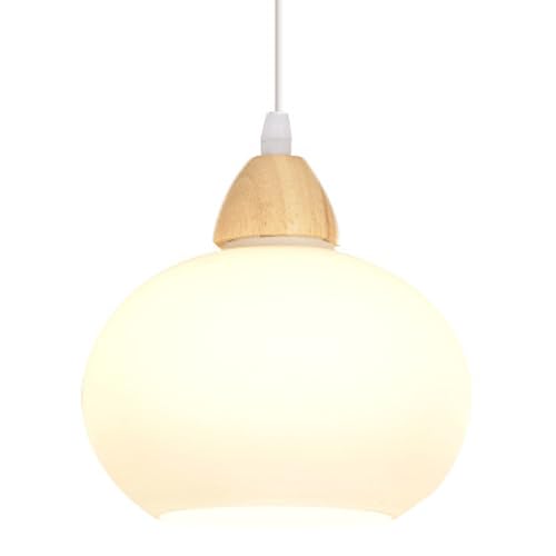 Luminaires de Plafond Étroit : Solution Lampe Suspendue Ovale Verre