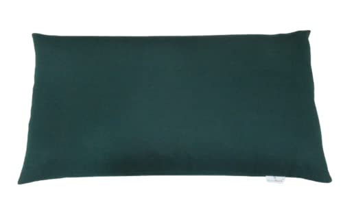 Image of Buckwheat Hulls Pillow |Pillow for Neck Pain | Shoulder Pain | Back Pain | Other Sleeping Problem (Dark Green)
