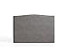 ECCOX - Tête de Lit Ambar en Tissu Anti-Taches Acualine - Tête de Lit Rembourrée en Tissu avec Rembourrage en Mousse et Renfort du Dos - Lit 105-110x110x6,5 cm Gris