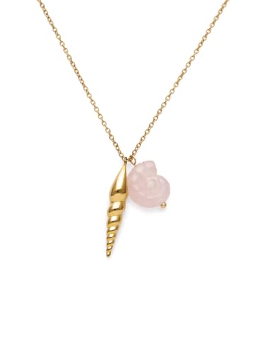 Collier Moana en Pierre Naturelle et Or 18 Carats Bijou Femme d'Exception