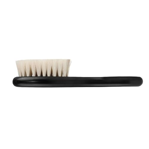 ROYALEAD Comfortable Grip Baby Hair Brush Natural Wood Handle with Gentle Goat Bristles Nurturing Brush for Newborns & Toddlers