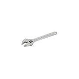 llave inglesa grande leroy merlin Boca con caras pulidas Silverline WR40 Llave Inglesa Ajustable, Longitud 300 mm, Apertura 32 mm