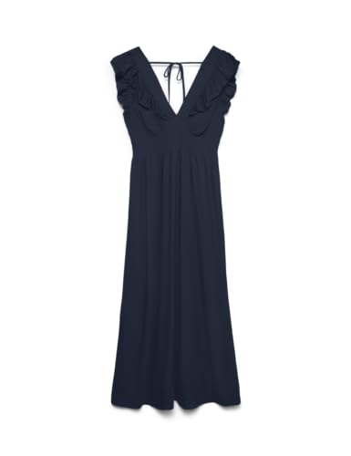 Vero Moda Vmeasy Joy robe cheville en tissu tissé fluide et coupe sans manches
