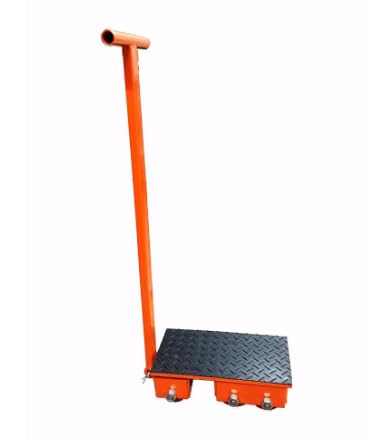 Nutronics CRA-8 Ton Cargo Trolley with Handle 360 Degree Rotation Heavy Duty Industrial Machinery Mover Lifter Dolly Skate Roller-image-16