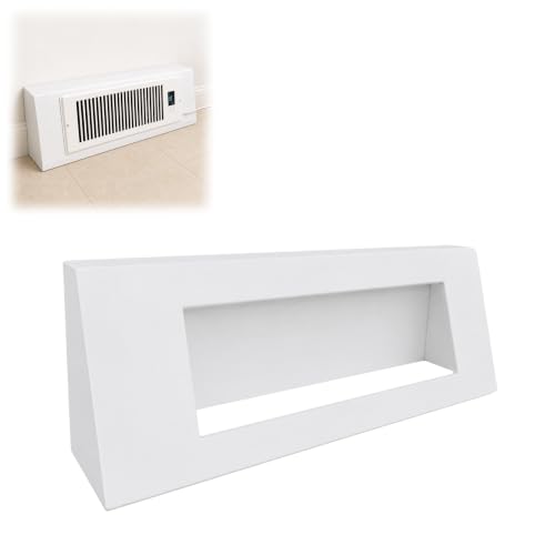 Baseboard Register Booster Fan Cover Compatible with Howeall 4x12, 18 Inch