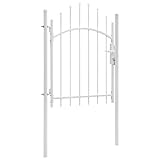 Rantry Gartentor Stahl 1x1,75 m Weiß Model143064