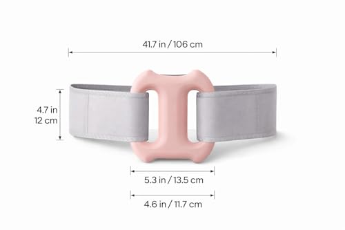 Image of Electric Belly Fat Burner Belt with Handheld Fascia Ring - Wearable Vibration Body Shaper with Heat, Adjustable Strap, Digital Display & USB Charging for Waist, Abdomen, Back Fitness Use