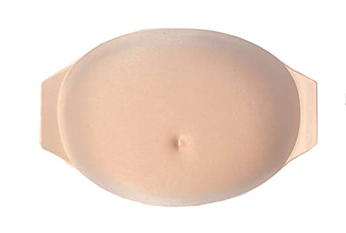 BIMEI fake pregnant woman belly sponge Pregnant Belly Cosplay Belly Halloween Party Christmas Party (M 5-6M, Rude)
