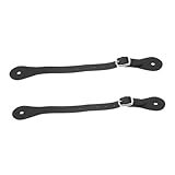 Ajustabilité facile : la conception réglable de ces sangles d'éperons assure un ajustement serré et sûr, s'adaptant à différentes tailles de et préférences du , sangles d'éperons réglables, rodéo