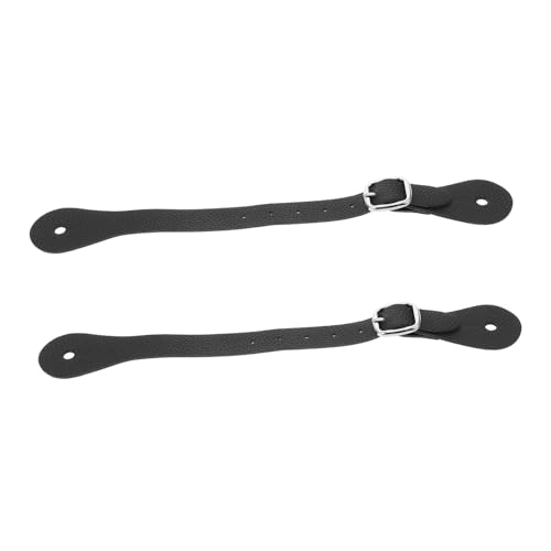 BESPORTBLE Vintage Design Riding Leash 2pcs Adjustable Equestrian Belts Spur Straps for Horse Riding
