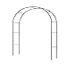Metall-Gartenbogen für Kletterpflanzen, Schmiedeeisen, Rankhilfe für Blumen und Ranken, dekorative Gartenlaube, 180 x 40 x 250 cm, Rankhilfe für den Garten