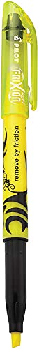 Pilot Frixion Light Erasable Highlighters, Chisel Tip, Yellow Ink, 2 Pack #TOP3