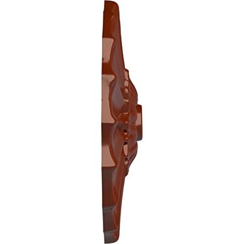 Image of 9 inchOD x 1 3 /8 inchP Shakuras Ceiling Medallion (Fits Canopies up to 1 3 /8 inch), Hand-Painted FireBrick