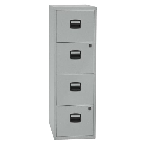 Home Armadio sospeso PFA 4 cassetti HR 355 40 x 41.3 x 132.1 cm argento