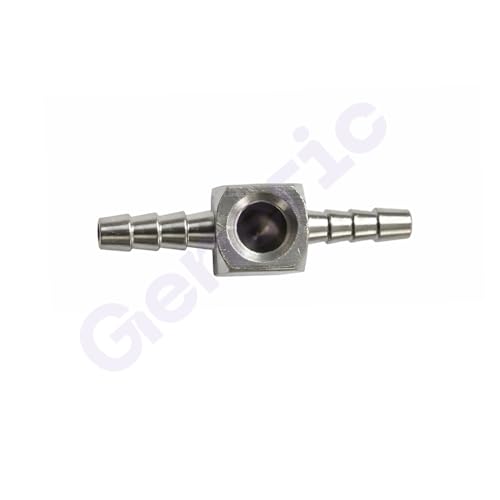 Image of Dental Chair Parts -Brass Nipple Size 2mm+2mmTwo Way Joint, Superior Quality, Compact Design, Long Service Life (Pack of 3)