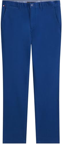 Tommy Hilfiger Herren Chino Hose Core Denton Essential Twill Straight Fit, Blau (Blue Jean), 30W/36L – Ansicht 6