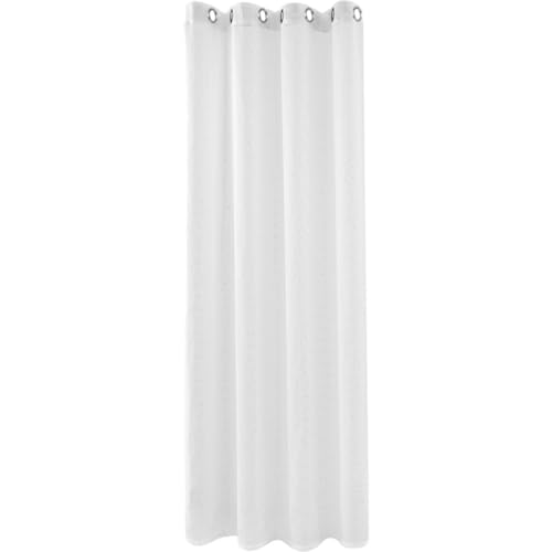 Cortina para ventana de poliéster semiopaca elegante para el salón 2