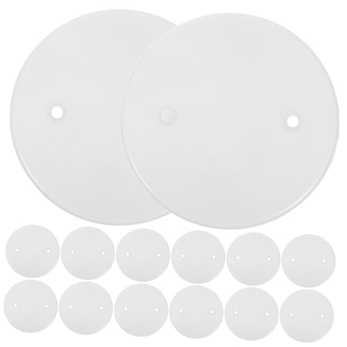 Cache-luminaire plaque murale vierge Alipis pour masquer fils et trous nus