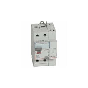 411633 interrupteur différentiel dx3 2p 63a type ac 30ma arrivée haute + départ haut 3 modules legrand