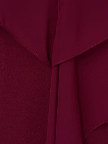 Adrianna Papell Women's Crepe and Chiffon Gown3