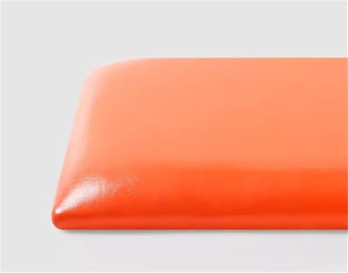 Cojín de cuero suave para silla con acolchado ergonómico de lujo