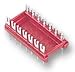 ARIES 08-600-10 DIP HEADER, 8POS, THROUGH HOLE (5 pieces)