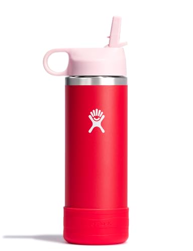 Hydro Flask 18 Oz Kids Wide Mouth Straw Cap and Boot Goji